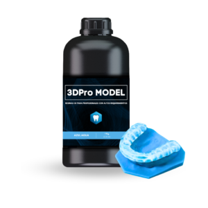 resina 3d para modelos para termoformar alineadores 3d pro prizma azul agua