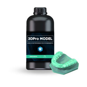 resina 3d para modelos para termoformar alineadores 3d pro prizma verde menta