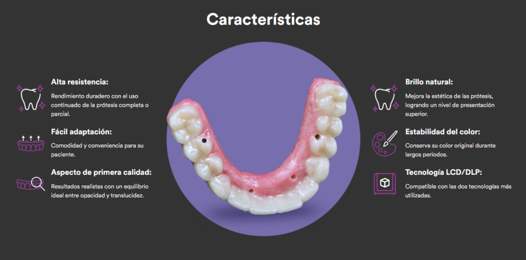 resina cosmos plus full arch voxelprint rodin bego prizma bio crown