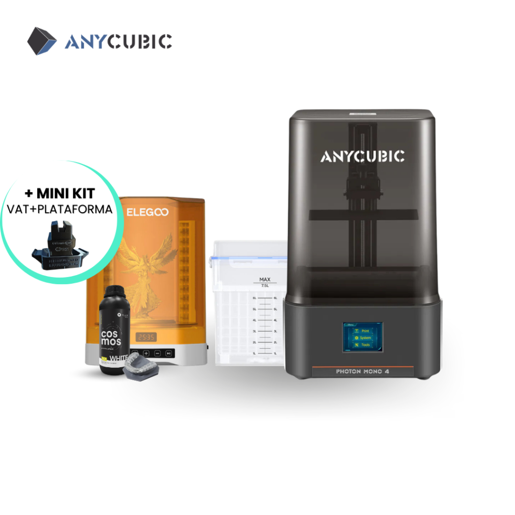 paquete de impresión 3d dental para rehabilitación y cirugía guiada anycubic photon mono 4